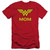 Wonder Woman Wonder Mom Premium Adult 30/1 Original T-Shirt Red