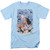 Wonder Woman Number One Adult 18/1 Original T-Shirt Light Blue