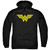 Wonder Woman Logo Adult Pullover Hoodie Sweatshirt Black