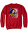 Wonder Woman Pop Art Wonder Adult Crewneck Sweatshirt Red