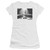 Rocky III Clubber Square Junior Women's Sheer Classic T-Shirt White