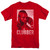 Rocky III Clubber Lang Adult 18/1 Classic T-Shirt Red