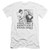 Rocky Fried Idiot Premuim Canvas Adult Slim Fit 30/1 Classic T-Shirt White