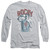 Rocky In Training Adult Long Sleeve Classic T-Shirt Silver