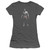 Rocky Stand Alone Junior Women's Sheer Classic T-Shirt Charcoal