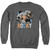 Rocky Rocky Pow Adult Crewneck Classic Sweatshirt Charcoal
