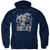 Rocky Rocky Pow Adult Pullover Hoodie Classic Sweatshirt Navy