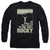 Rocky Silhouette Adult Long Sleeve Classic T-Shirt Black