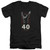 Rocky Stars Adult V-Neck Classic T-Shirt Black