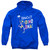 Jurassic Park Bingo Dino DNA Adult Pullover Hoodie Sweatshirt Royal Blue