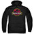 Jurassic Park 8-Bit Logo Adult Pullover Hoodie Sweatshirt Black