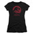 Jurassic Park T-Rex Sphere Junior Women's Sheer T-Shirt Black