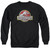 Jurassic Park Logo Adult Crewneck Sweatshirt Black