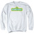 Sesame Street Logo Adult Crewneck Sweatshirt White