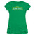 Sesame Street Rough Logo Junior Women's Sheer T-Shirt Kelly Green