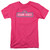 Sesame Street Alt Logo Adult 18/1 T-Shirt Hot Pink