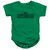 Sesame Street One Color Dark Baby Onesie T-Shirt Kelly Green