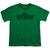 Sesame Street One Color Dark Youth T-Shirt Kelly Green
