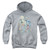 Sesame Street Colorful Group Youth Pullover Hoodie Sweatshirt Athletic Heather