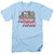 Sesame Street Groovy Group Adult 18/1 T-Shirt Light Blue