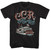 Creedence Clearwater Revival Riverboat Black Adult T-Shirt