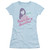 Beverly Hills 90210 Don't Be A Brenda Junior Women's Sheer T-Shirt Light Blue