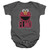 Sesame Street Elmo Smile Baby Onesie T-Shirt Charcoal