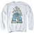 Sesame Street All The Cookies Adult Crewneck Sweatshirt White
