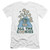 Sesame Street All The Cookies Premuim Canvas Adult Slim Fit T-Shirt White