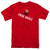 Sesame Street Free Hugs Adult 18/1 T-Shirt Red
