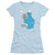 Sesame Street Freshly Baked Junior Women's Sheer T-Shirt Light Blue
