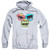 Sesame Street Halftone Heads Adult Pullover Hoodie Sweatshirt Athletic Heather