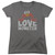 Sesame Street Love Monster Women's T-Shirt Charcoal