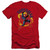 Superman A Name To Uphold Premium Canvas Adult Slim Fit 30/1 T-Shirt Red
