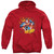 Superman Sorry About The Wall Adult Pullover Hoodie Sweatshirt Red