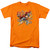 Superman Stars And Chains Adult 18/1 T-Shirt Orange