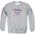 Superman Crossed Bats Adult Crewneck Sweatshirt Athletic Heather