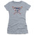 Superman Crossed Bats Junior Women's Sheer T-Shirt Athletic Heather