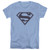 Superman Blue and Navy Shield Women's T-Shirt Carolina Blue