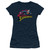 Superman Flying Over Junior Women's Sheer T-Shirt Navy