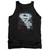 Superman Real Heroes Never Die Adult Tank Top T-Shirt Black