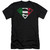 Superman Italian Shield Adult 30/1 T-Shirt Black