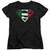 Superman Italian Shield Women's T-Shirt Black