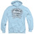 Superman Sketchy Crest Shield Adult Pullover Hoodie Sweatshirt Light Blue