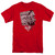 Superman Identity Adult 18/1 T-Shirt Red