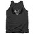 Superman Dirty Wings Adult Tank Top T-Shirt Charcoal