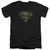Superman Camo Logo Distressed Adult V-Neck T-Shirt Black