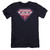 Superman Superman For President Premium Canvas Adult Slim Fit 30/1 T-Shirt Navy