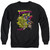 Superman Versus Metallo Blacklight Adult Crewneck Sweatshirt Black