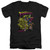 Superman Versus Metallo Blacklight Adult V-Neck T-Shirt Black